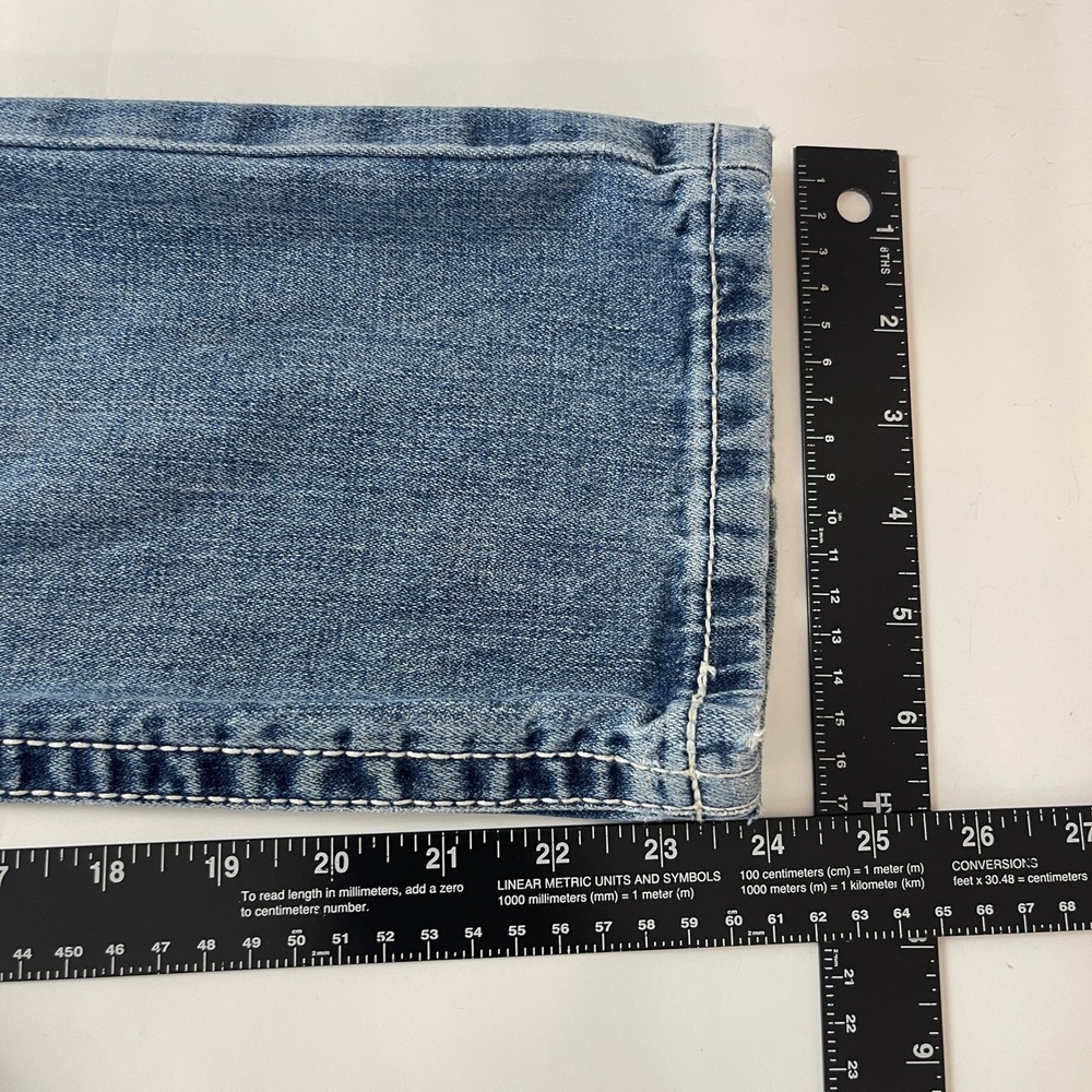 Ariat B4 Jeans Boys 8 Blue Relaxed Bootcut Medium Wash Denim Western Cowboy Play - Picture 7 of 10